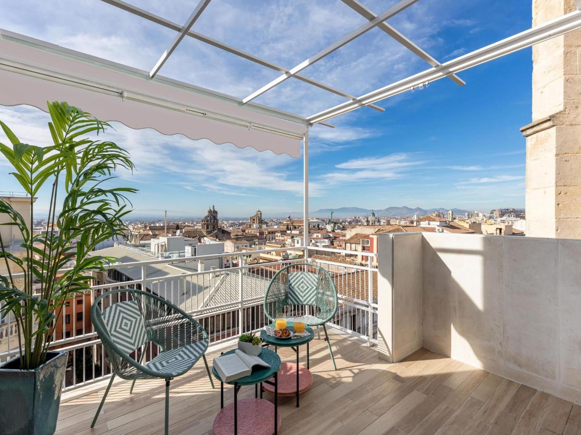 شقة Luxury Alhambra Penthouse Collection Gran Via غرناطة المظهر الخارجي الصورة
