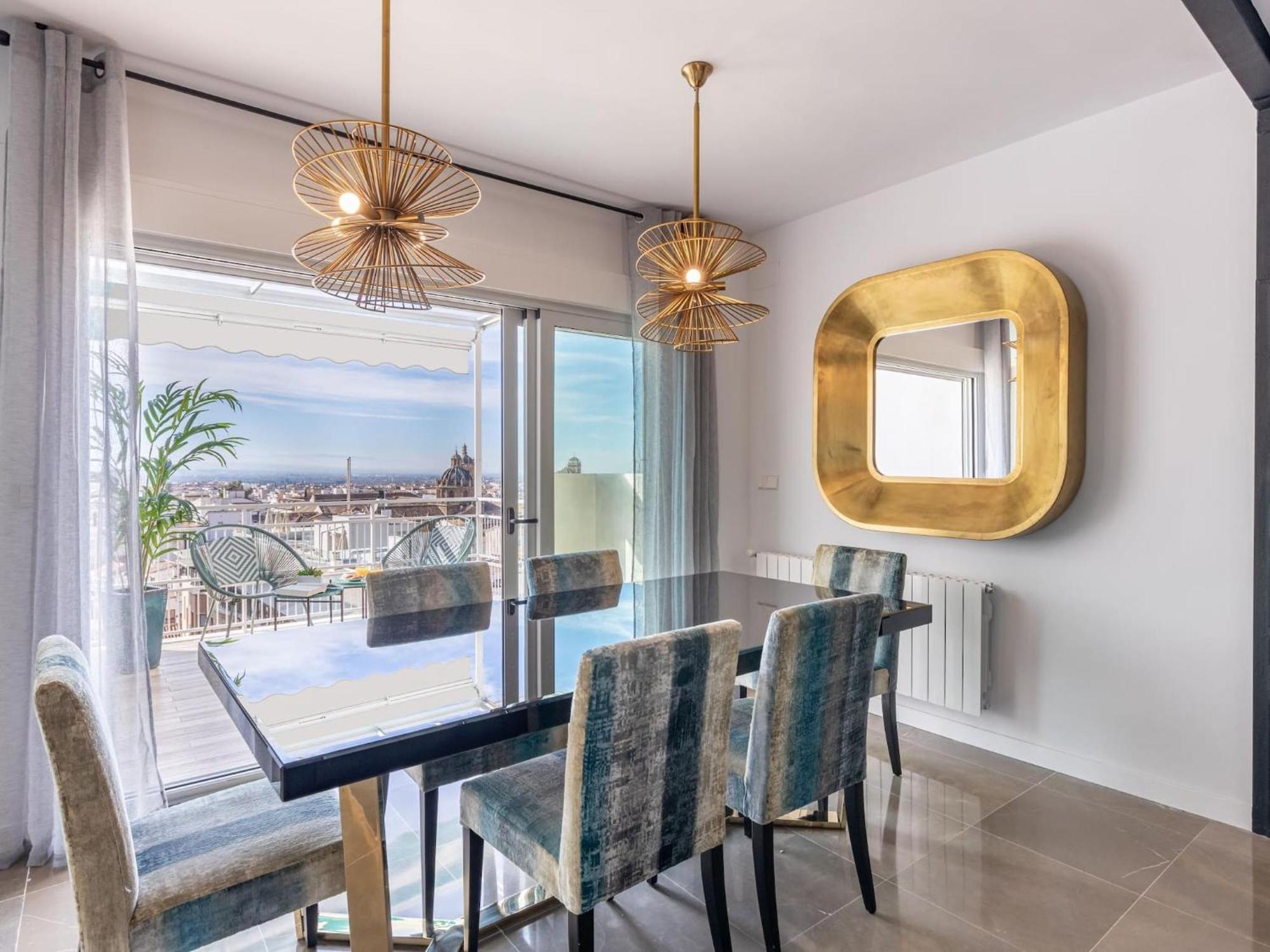 شقة Luxury Alhambra Penthouse Collection Gran Via غرناطة المظهر الخارجي الصورة