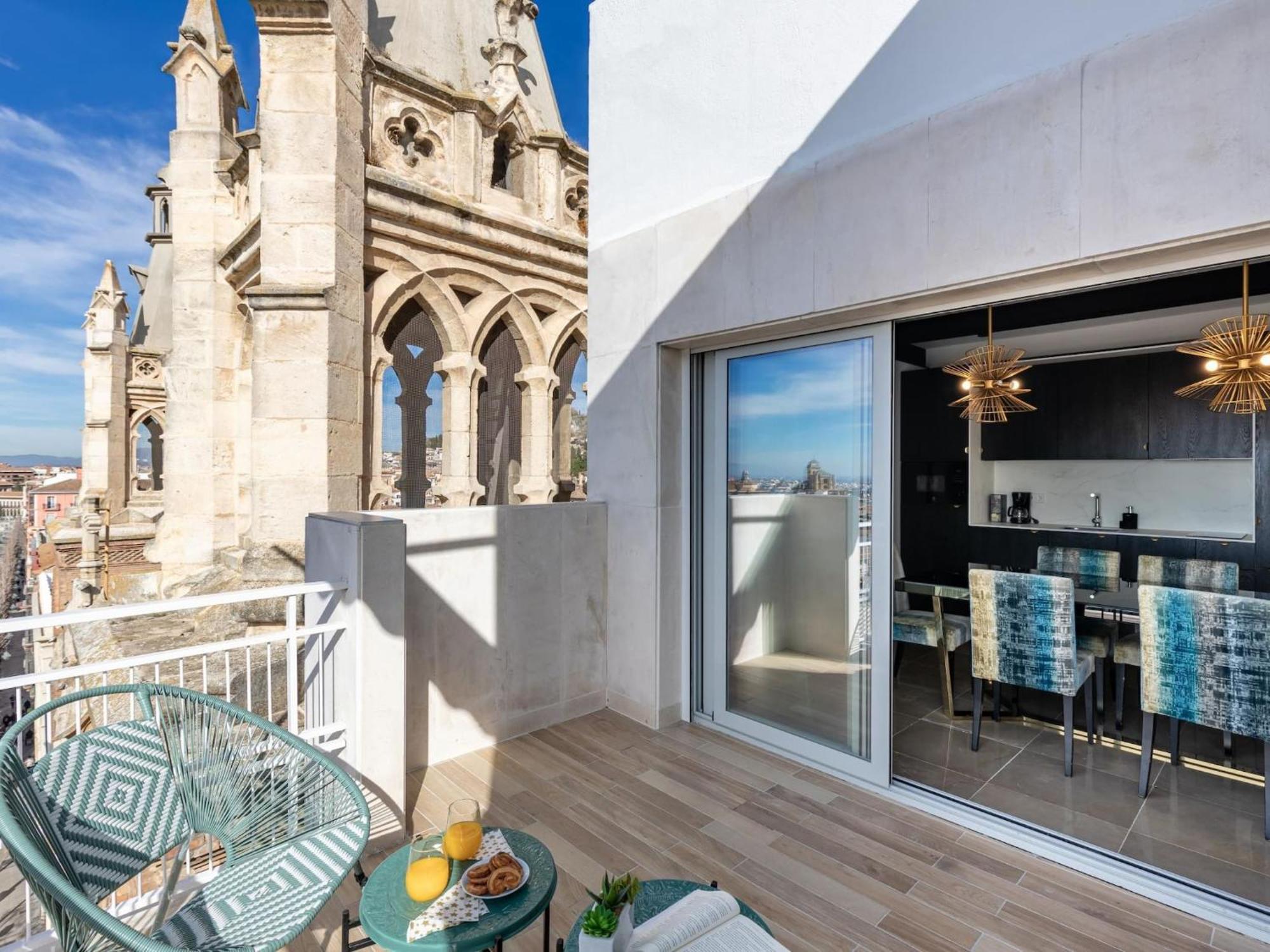 شقة Luxury Alhambra Penthouse Collection Gran Via غرناطة المظهر الخارجي الصورة